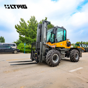 מלגזה דיזל 3 טון <span class=keywords><strong>4</strong></span> טון, מלגזה בעלת מנוע בעירה פנימית, מלגזה 4x4 לכל שטח עם מנוע אופציונלי - Product Image 1