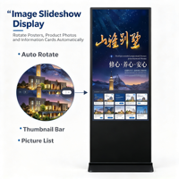 Fournisseur professionnel d'affichage numérique tactile capacitif sur pied, écran LCD publicitaire pour le marché commercial mondial