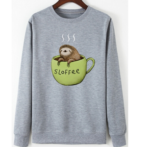 Plain Crewneck 100% Algodón French Terry Impresión personalizada Logo Hombres Sudadera de cuello redondo - Product Image 1