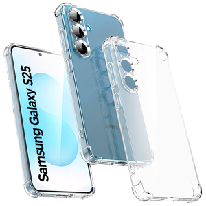 <span class=keywords><strong>Coque</strong></span> en silicone TPU antichoc pour Samsung <span class=keywords><strong>Galaxy</strong></span> S25 Edge S24 S23 <span class=keywords><strong>S21</strong></span> FE S22 Ultra Plus <span class=keywords><strong>5G</strong></span> <span class=keywords><strong>coque</strong></span> souple transparente Ultra mince - Product Image 1