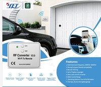 YET6956WTR TUYA Smart Life 433 868 2.4G Automatización de Puertas Control Remoto RF Convertidor Wi-Fi Control Wi-Fi