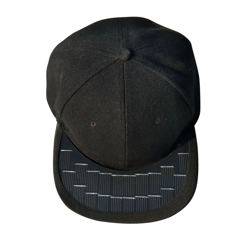 זול מחיר 5V קיץ שמש מופעל כובע מטען Custom שמש כוח פנל כובע טלפון מטען כובע