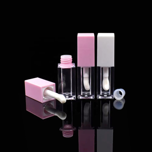 Tube carré transparent en PETG pour brillant à lèvres, 5 ml, vide, avec bouchon applicateur, pour rouge à lèvres liquide et blush - Product Image 1