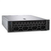 Serveur Rack 2U R540 d'occasion avec baies de disques interchangeables à chaud 8x 3,5 pouces pour centre de données, compatible Intel Xeon