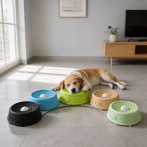 ของเล่นสุนัขแบบใหม่ ชามซิลิโคนรูปดอกไม้สำหรับเลีย ช่วยลดความวิตกกังวล - Product Image 6