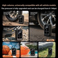 Portable numérique intelligent 12V 150psi pompe à Air ABS matériel sans fil rapide gonfler arrêt automatique pour voitures et vélos