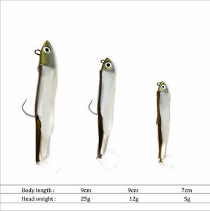 Hunthouse — <span class=keywords><strong>leurre</strong></span> méné noir en plastique <span class=keywords><strong>souple</strong></span> avec tête plombée, appât artificiel de type poisson nageur idéal pour la pêche au méné, Swimbait, 5/12/25g - Product Image 2