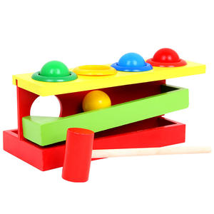Bambini all'ingrosso doppio strato bussare tavolo da gioco educazione precoce <span class=keywords><strong>Puzzle</strong></span> bussare giocattoli di legno - Product Image 1
