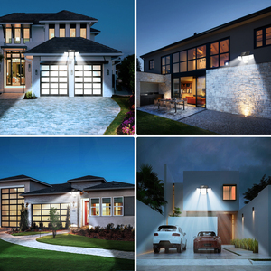 USA Lagerbestand: Solar-LED-Außenwandleuchten mit Hoher Helligkeit, Dimmbar und Bewegungssensor für Garten, Hof, Zaun und Balkonbeleuchtung - Product Image 5