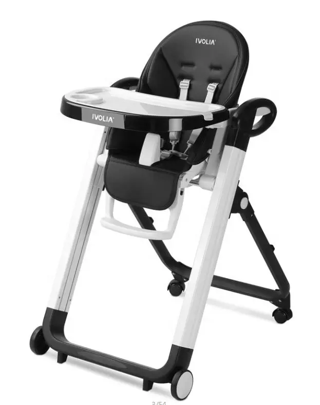 IVOLIA EN14988 고품질 다기능 플라스틱 금속 무료 설치 아이 어린이 아기 먹는 먹이 식사 아기 높은 의자