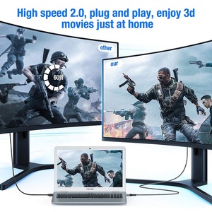 สาย <span class=keywords><strong>HDMI</strong></span> 2.0 แบบตัวผู้ต่อตัวผู้ ชุบทอง 24K หัวต่อแบบงอ 90 และ 270 องศา รองรับ 4K ความเร็วสูง สำหรับ<span class=keywords><strong>ทีวี</strong></span> - Product Image 4