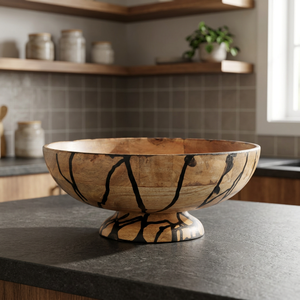 Handcrafted <b>Wooden</b> Animal Decorative Bowl-Mid Century Modern Design-3-Piece Set for Home Decor Tabletop Display-Aqudus Saleem - Product Image 2