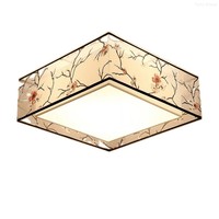 Plafonnier LED Moderne en Fer avec Télécommande, AC, CRI 90 élevé, IP33, pour Maison, Bureau, Chambre, Salle à Manger, Salon, Porche
