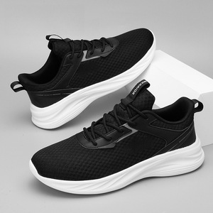 Chaussures de course décontractées pour hommes, nouvelle tendance printemps-été, semelle épaisse et souple, respirantes, en maille, absorbant les chocs - Product Image 2