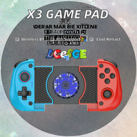 Nouveau X3 Mobile Joystick 2-en-1 Contrôleur de jeu rétractable de refroidissement avec prise en charge des jeux natifs Compatible avec les tablettes