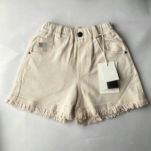 <span class=keywords><strong>Pantaloncini</strong></span> Casual alla Moda per Bambine, in Morbido Cotone Elasticizzato, Comodi con Vita Elastica per Uso Quotidiano - Product Image 2