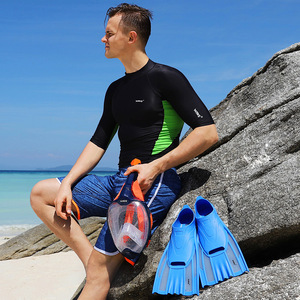 Aletas de Natación para Entrenamiento, Rigidez Media, PVC, Aletas de Buceo para Adultos - Product Image 1