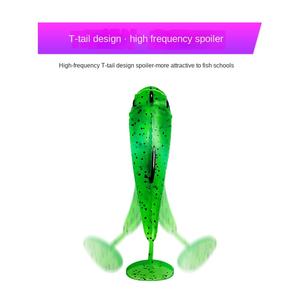 Luya Bait 6cm7g Pescado envuelto en plomo Cebo falso Salamandra gigante Cola en T Cebo biónico <span class=keywords><strong>PVC</strong></span> Sumergido Gancho único Cola en T - Product Image 2