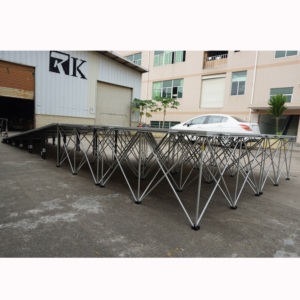 Portable lighting flexible stage riser aluminum event stage - Product Image 1