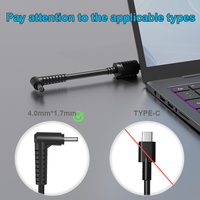 Chargeur rapide 65W 20V, adaptateur universel pour ordinateur portable, 3.25A 4.0*1.7mm, chargeur AC/DC pour ordinateur portable, pour Len