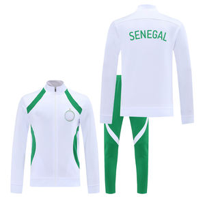 Nuova Maglia da <span class=keywords><strong>Calcio</strong></span> Senegalese all'Ingrosso, Completo Sportivo con Zip Intera, Set da Allenamento della Squadra Nazionale Africana con Manica del Capitano - Product Image 6