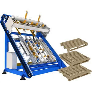 New Wooden Pallet Maker Dismantling Scaw Block Processing Nailing Machine