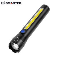 Lampe torche extérieure rechargeable portable haute luminosité lampe de poche de chasse Camping super lumineuse