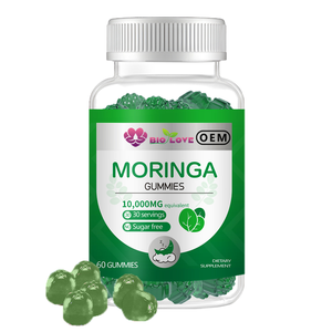 Gummies à l'extrait de Moringa naturel, riches en nutriments végétaux, complémentant la nutrition du corps, <span class=keywords><strong>anti</strong></span>-fatigue, fibres alimentaires - Product Image 1