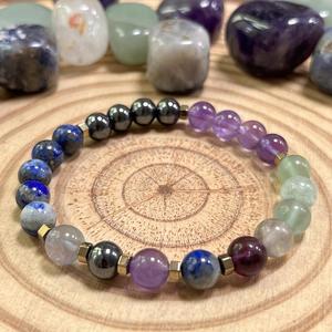 Natural Stone Bracelet Colorful Glass Beaded Angelic Protection Top-rated Source Factory China Anti-tarnish Packaging - Product Image 1