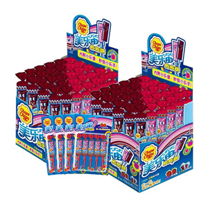 Caramelos <span class=keywords><strong>Dulces</strong></span> Halal Zhenbaozhu Meile Di, Caja <span class=keywords><strong>de</strong></span> 30 Paletas <span class=keywords><strong>de</strong></span> Caramelo, 450g, Sopla la Flauta - Product Image 2