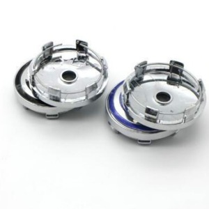 Capuchons de moyeu de <span class=keywords><strong>roue</strong></span> de voiture noir bleu couvercle central badge 60mm pour vw Vo + lkswa + gen Styling 030 - Product Image 1