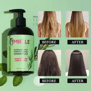 Mielle Rosemary Mint Strengthening Shampoo Deep Cleaning Nourishing Care Hair Growth Shampoo