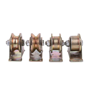 <span class=keywords><strong>Roue</strong></span> de <span class=keywords><strong>guidage</strong></span> coulissante de haute qualité, poulie de porte coulissante en acier de couleur, <span class=keywords><strong>roue</strong></span> de rail industriel, V, U, H, T - Product Image 2