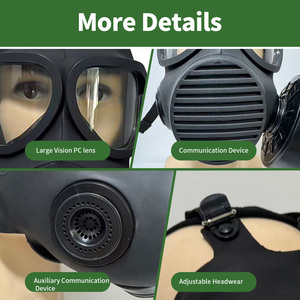 Fnj09 श्वसन विरोधी विषाक्त सुरक्षा औद्योगिक पूर्ण फेस गैस मास्क फिल्टर के साथ व्यापक रूप से उपयोग किया जाता है - Product Image 3