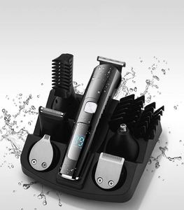 Tondeuse à barbe multifonction sans fil, rasoir électrique pour homme, lame remplaçable, rasoir en acier inoxydable pour homme - Product Image 4