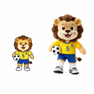 Peluche Personalizado con Logotipo, Mascota Deportiva <span class=keywords><strong>de</strong></span> Baloncesto, Peluche para Promoción <span class=keywords><strong>de</strong></span> Equipos Deportivos Escolares - Product Image 2