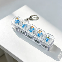 Custom LOGO UV Printing Sublimation Heat Transfer ABS PBT Keycap Fidget Keychain Keycap Keyboard Accessories LOW MOQ