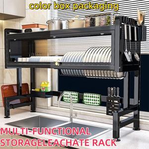 <span class=keywords><strong>Meuble</strong></span> <span class=keywords><strong>de</strong></span> <span class=keywords><strong>rangement</strong></span> moderne en métal pour évier <span class=keywords><strong>de</strong></span> cuisine <span class=keywords><strong>Meuble</strong></span> <span class=keywords><strong>de</strong></span> <span class=keywords><strong>rangement</strong></span> multifonctionnel pour comptoir d'égouttage et lave-<span class=keywords><strong>vaisselle</strong></span> - Product Image 3