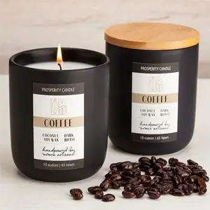 Candele a colonna bassa MOQ profumate candele aromatiche fai da te di lusso per le vacanze uso domestico