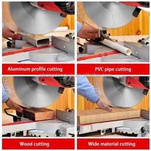 Cutting Sliding Miter <b>Saw</b> Woodworking Bench Top Miter <b>Saw</b> Brushless <b>Powerful</b> Electric Miter <b>Saw</b> for Metal Wood Cutting - Product Image 3