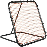 Rebondisseur de football portable en acier allié avec conception pliable rapide, réglage multi-angles, installation facile, 3,9 pi x 3,9 pi pour l'entraînement