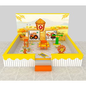 Aire <span class=keywords><strong>de</strong></span> jeux intérieure Diggerland pour usage commercial, espace <span class=keywords><strong>de</strong></span> jeu avec piscine à <span class=keywords><strong>sable</strong></span>, excavatrice, grue, arbre et mur <span class=keywords><strong>de</strong></span> <span class=keywords><strong>sable</strong></span> - Product Image 3