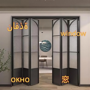 <span class=keywords><strong>Puerta</strong></span> Plegable <span class=keywords><strong>Tipo</strong></span> Acordeón Premium, Insonorizada e Impermeable, Mampara Deslizante a Medida para Balcón, Cocina, Interior, Exterior, Hogar - Product Image 5