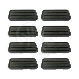 Funda de goma para pedal de coche Smooth Sailing, 107x46,7mm, para Volkswagen T4, embrague, acelerador, freno, alfombrilla antideslizante X176 - Product Image 2