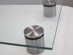 Supports de fixation en acier inoxydable modernes pour panneaux en verre extérieurs, vis de fixation, supports de fixation pour enseignes, table de bureau, cadre <span class=keywords><strong>photo</strong></span> en acrylique - Product Image 4