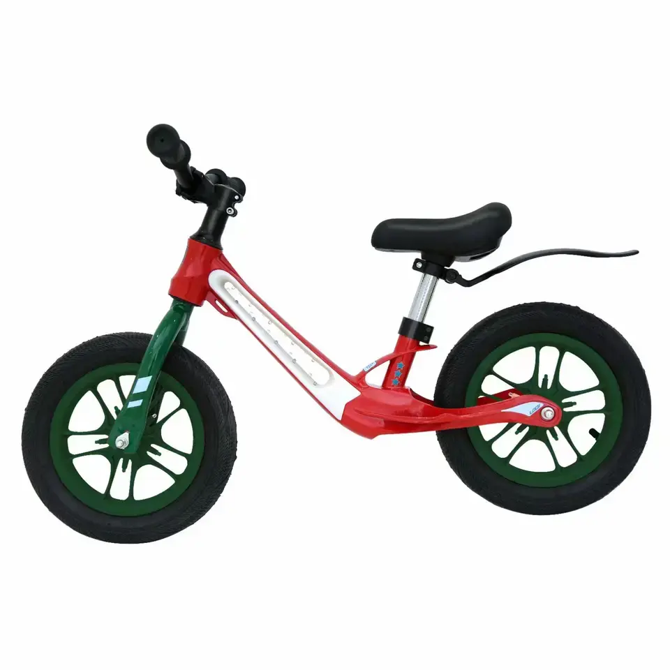 Scatola di cartone Street Kids Balance Bicycle 12 "Bike Wheel acciaio personalizzato vendita calda bambini bambini bambini bicicletta senza pedali pneumatico pneumatico