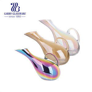 ไอออนชุบ1700มิลลิลิตรแก้<span class=keywords><strong>ว</strong></span>คริสตัล60ออนซ์ข<span class=keywords><strong>ว</strong></span>ดเหล้าไวน์ Carafe ของข<span class=keywords><strong>ว</strong></span>ัญสำหรับคนรักไ<span class=keywords><strong>ว</strong></span>น์<span class=keywords><strong>แดง</strong></span>,อุปกรณ์ข<span class=keywords><strong>ว</strong></span>ดเปิด - Product Image 1