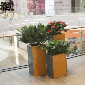Banco Circular de Fibra de Vidrio Creativo para Áreas Públicas Interiores de Centros Comerciales, Ideal para Esperar y Descansar - Product Image 1