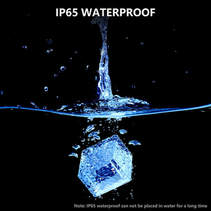 RGB IP68 Lampu Dekorasi Jalan, Tahan Air <span class=keywords><strong>LED</strong></span> Tenaga Surya Kubus Es Kristal Bata Lampu Lanskap Luar Ruangan untuk Dekorasi Jalan - Product Image 5