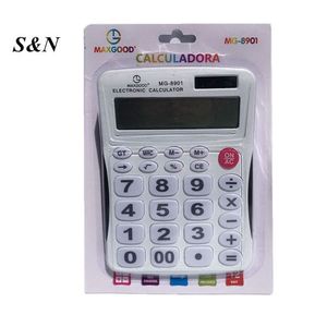 Calculadora Electrónica Maxgood Mg-8901 de 12 Dígitos con Funciones Básicas para Oficina y Escuela - Product Image 1